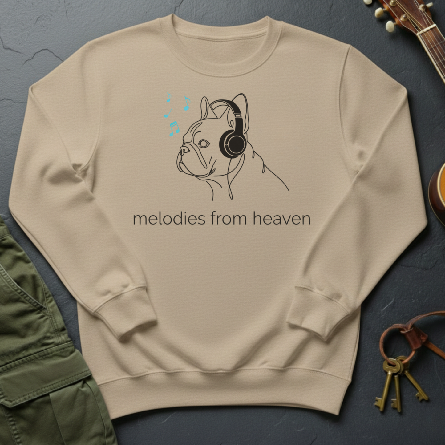 Melodies from Heaven Bulldog Sweatshirt